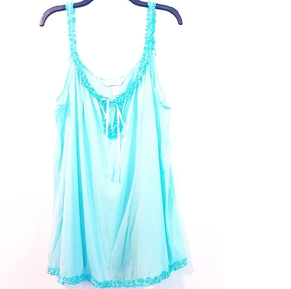Lane Bryant Other - 18/20 Cacique by Lane Bryant Teal Blue Chemise